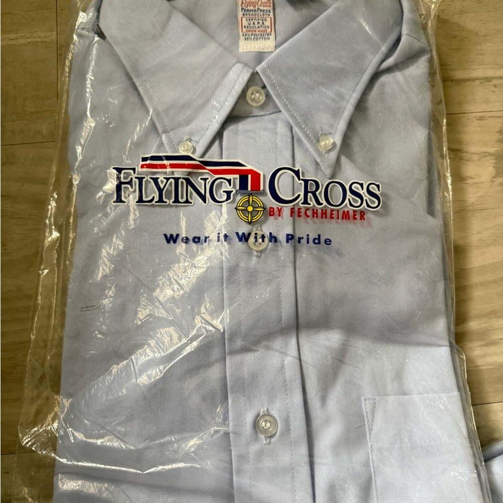 Men's Blue retail clerk Shirt